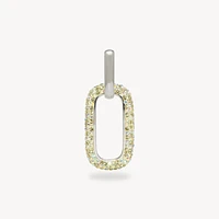 Skye & Chartreuse Sparkle Reversible Charm