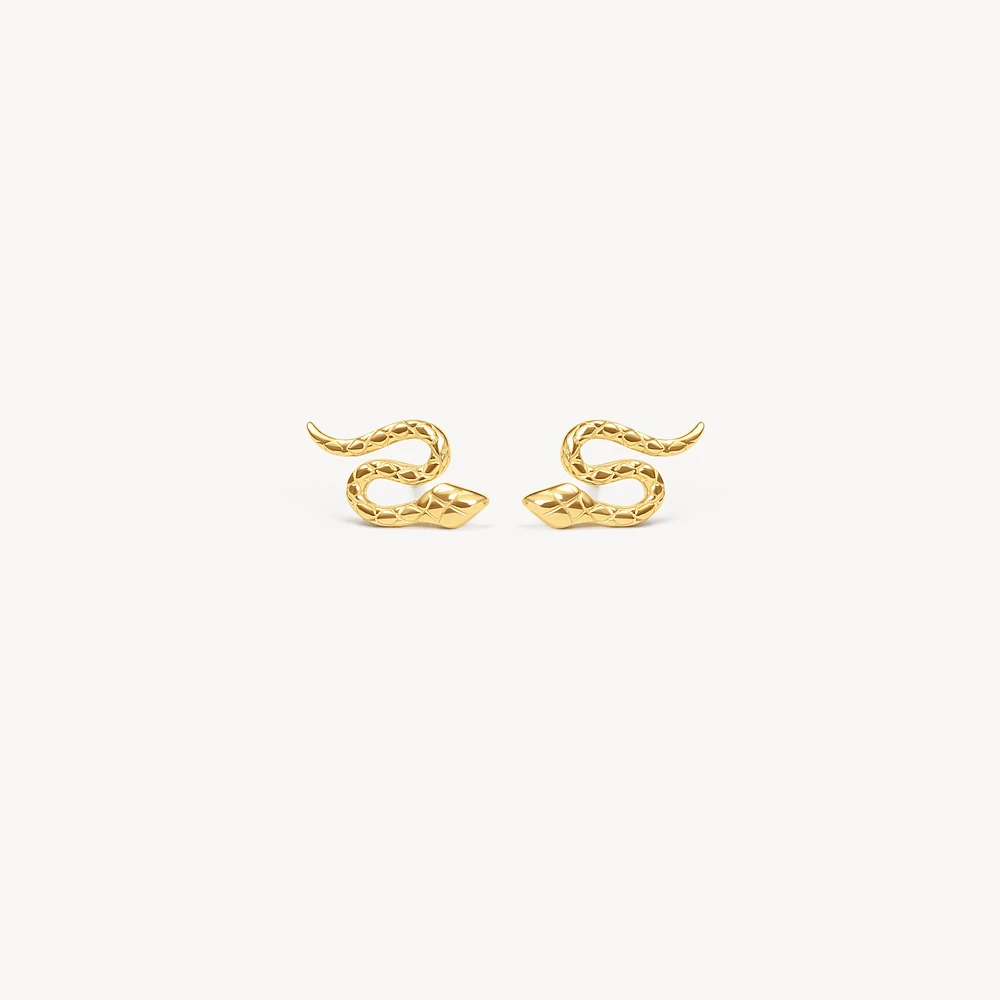 Serpent Stud Earrings