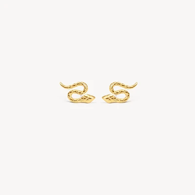 Serpent Stud Earrings