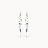 Tusk Charm Hoop Earring Set