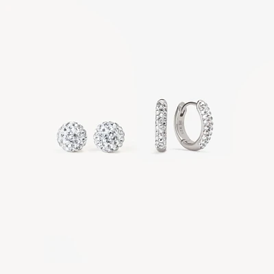 Always On Sparkle Hoops and Studs Gift Set