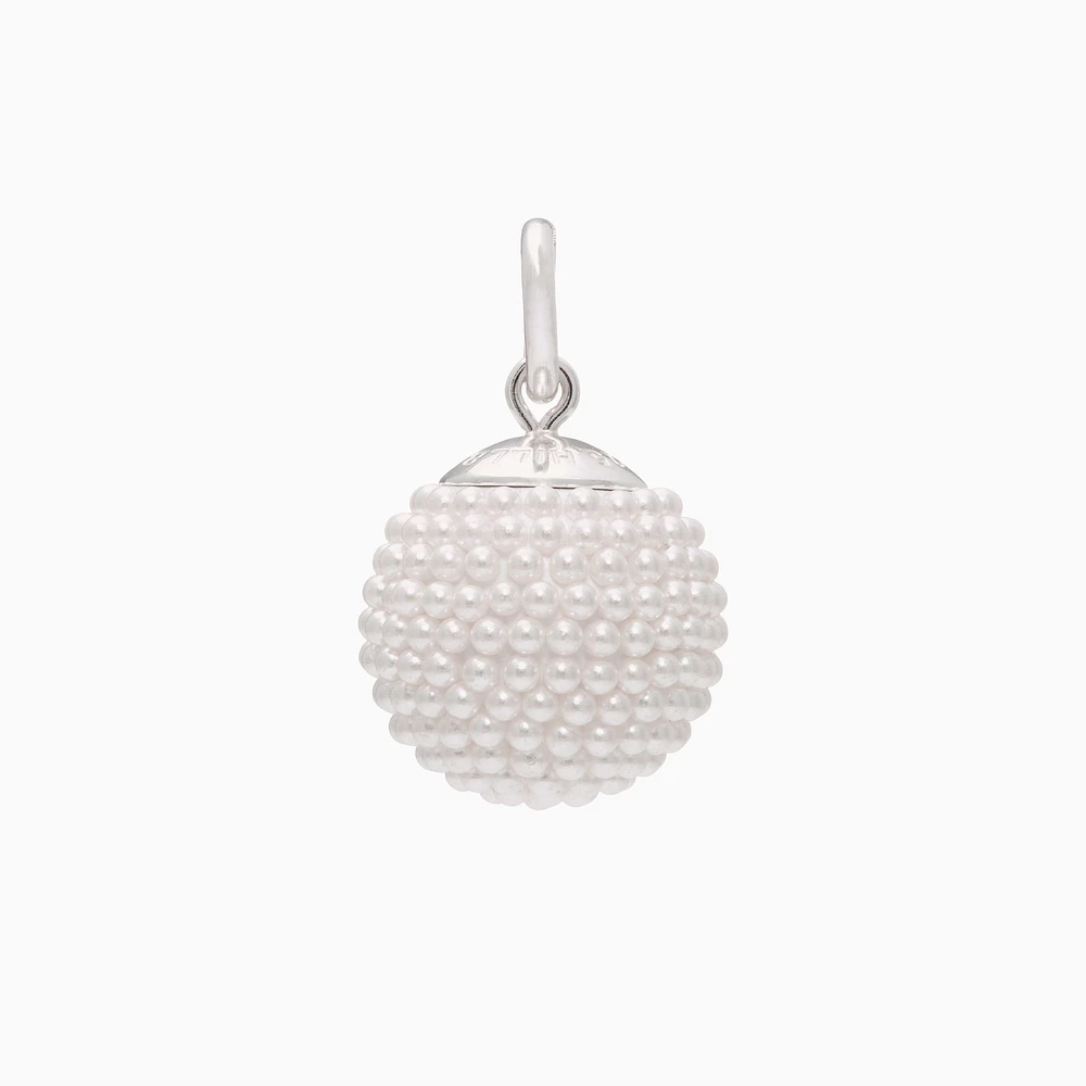 White Pearl Sparkle Ball™ Charm