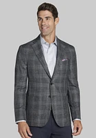 Men's Reserve Collection Tailored Fit Plaid Sportcoat at Jos. A. Bank, Dark Grey,