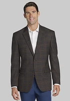 Men's Jos. A. Bank Traditional Fit Plaid Sportcoat at Bank, Brown,