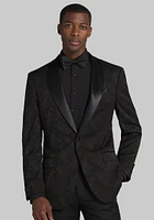 Men's Jos. A. Bank Tailored Fit Paisley Dinner Jacket at Bank, Black,