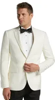 Men's Jos. A. Bank Slim Fit Dinner Jacket at Bank, Cream/White