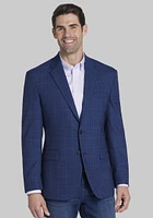 Men's Jos. A. Bank Traditional Fit Plaid Sportcoat at Bank, Blue/Navy,