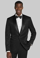 Men's Jos. A. Bank Tailored Fit Jacquard Dinner Jacket at Bank, Black,