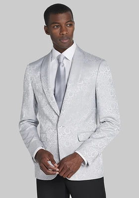 Men's Jos. A. Bank Skinny Fit Paisley Dinner Jacket at Bank, Grey/Silver,