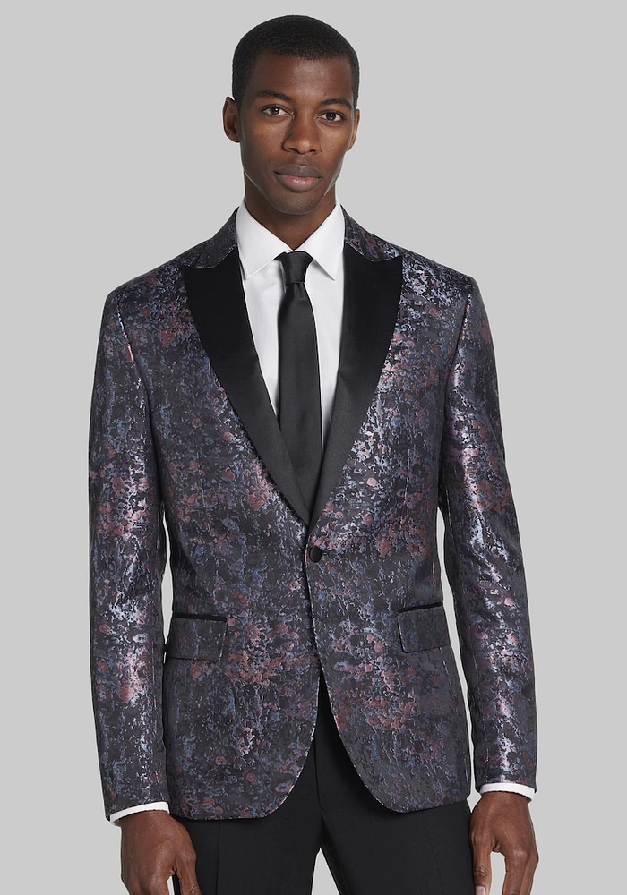 Men's Jos. A. Bank Slim Fit Camo Dinner Jacket at Bank, Blue,