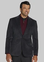 Men's Reserve Collection Tailored Fit Solid Velvet Dinner Jacket at Jos. A. Bank, Charcoal/Grey,