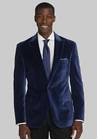 Men's Reserve Collection Tailored Fit Velvet Dinner Jacket at Jos. A. Bank, Blue/Navy