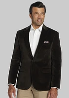 Men's Reserve Collection Tailored Fit Velvet Dinner Jacket at Jos. A. Bank, Green/Olive,