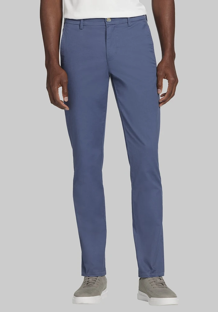 Men's Jos. A. Bank Comfort Stretch Slim Fit Chinos at Bank, Blue, - Pants