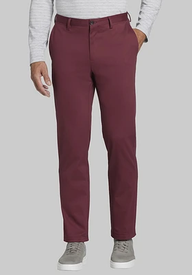 Men's Reserve Collection Tailored Fit Chinos at Jos. A. Bank, Burgundy, - Pants