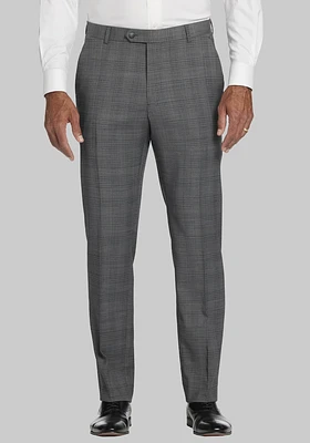 Men's Traveler Performance Tailored Fit Dress Pants at Jos. A. Bank, Charcoal/Grey,