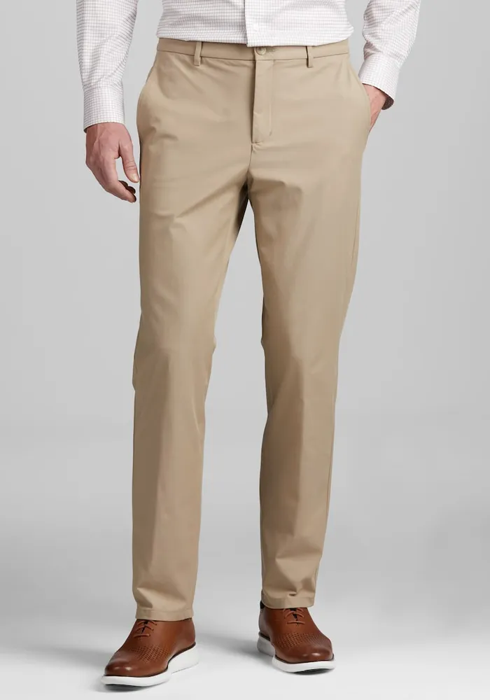 Men's Traveler Performance Tailored Fit Chinos at Jos. A. Bank, - Pants