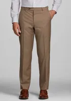 Men's Traveler Performance Traditional Fit Dress Pants at Jos. A. Bank, Tan,