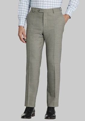 JoS. A. Bank Big & Tall Men's Traveler Collection 37.5 Tailored Fit Dress Pants , Green, 46x30