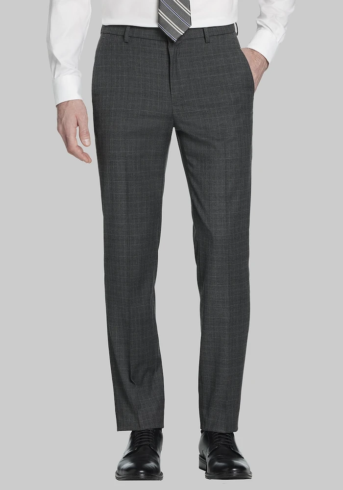 Men's Jos. A. Bank Slim Fit Dress Pants at Bank, Charcoal/Grey,