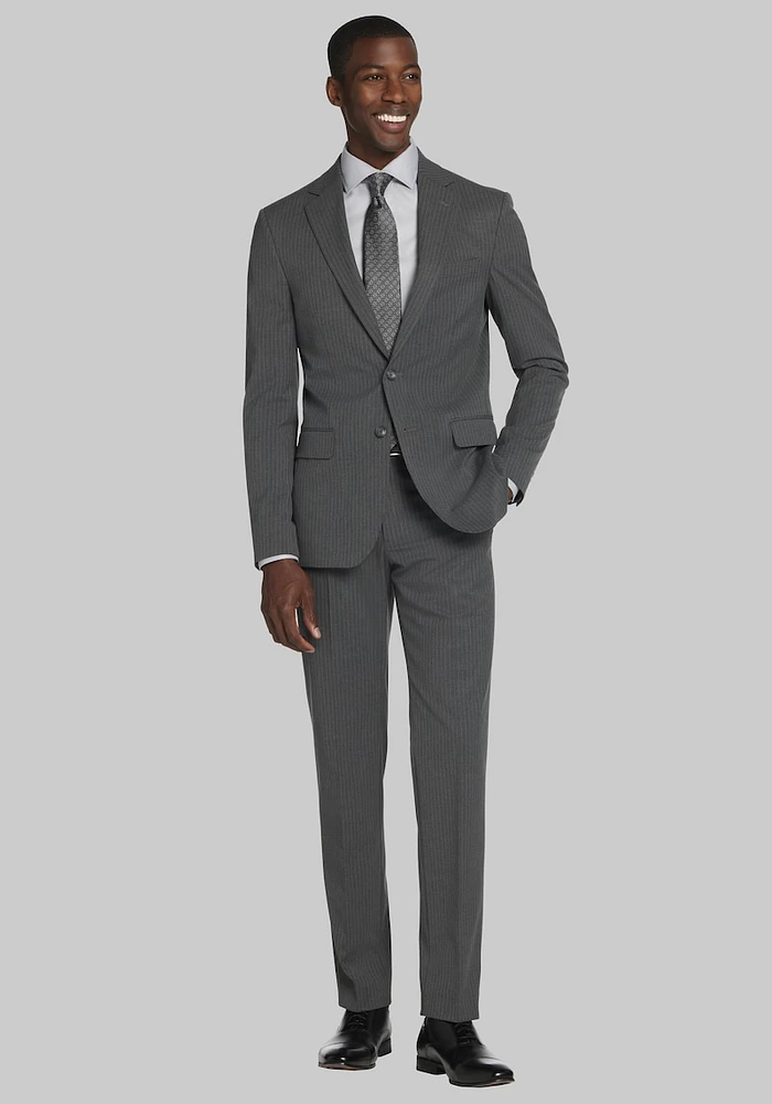 Men's Jos. A. Bank Slim Fit Stripe Suit Jacket at Bank, Grey, - Separates