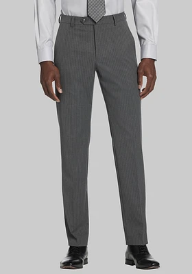 Men's Jos. A. Bank Slim Fit Stripe Suit Pants at Bank, Grey, - Separates