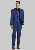 Men's Jos. A. Bank Tailored Fit Plaid Suit at Bank, Washed Blue,