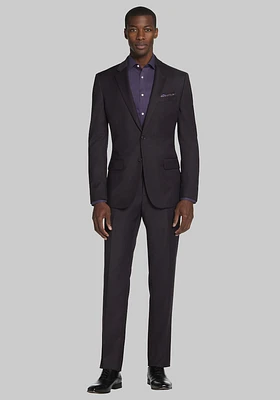 Men's Jos. A. Bank Slim Fit Plaid Suit at Bank, Burgundy,