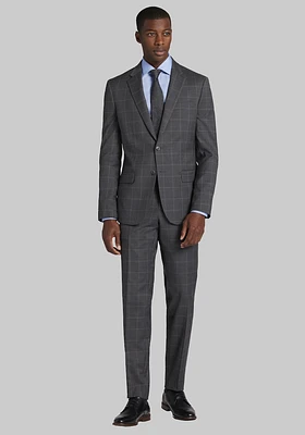 Men's Jos. A. Bank Slim Fit Windowpane Suit at Bank, Light Grey,