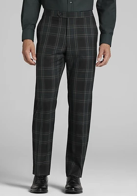 Men's Jos. A. Bank Tailored Fit Tuxedo Separates Plaid Pants at Bank, Green,