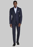 Men's Reserve Collection Tailored Fit Stripe Suit Big & Tall, Navy, 48 Regular