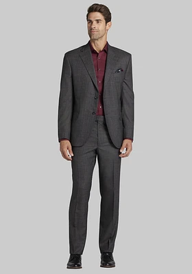 Men's Big & Tall Reserve Collection Tailored Fit Stripe Suit at Jos. A. Bank, Charcoal/Grey, Size: 52 Regular