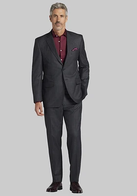 Men's Reserve Collection Traditional Fit Stripe Suit at Jos. A. Bank, Charcoal/Grey, Regular