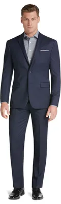 JoS. A. Bank Men's Travel Tech Collection Slim Fit Micro Stripe Suit, ,