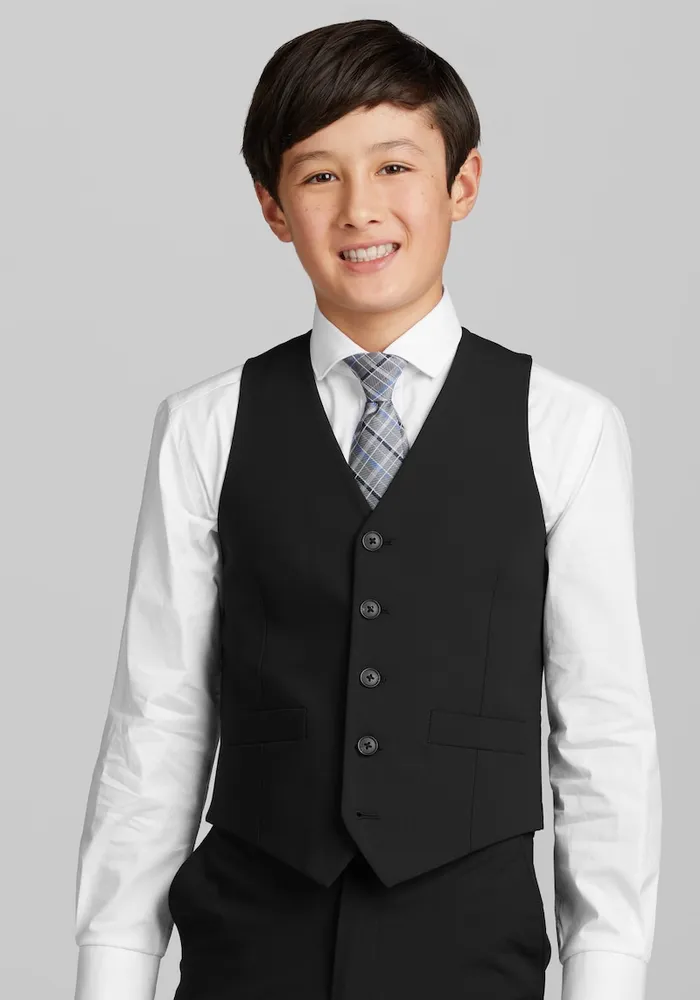 1905 Navy Collection Boys Solid Suit Vest at Jos. A. Bank, - Separates