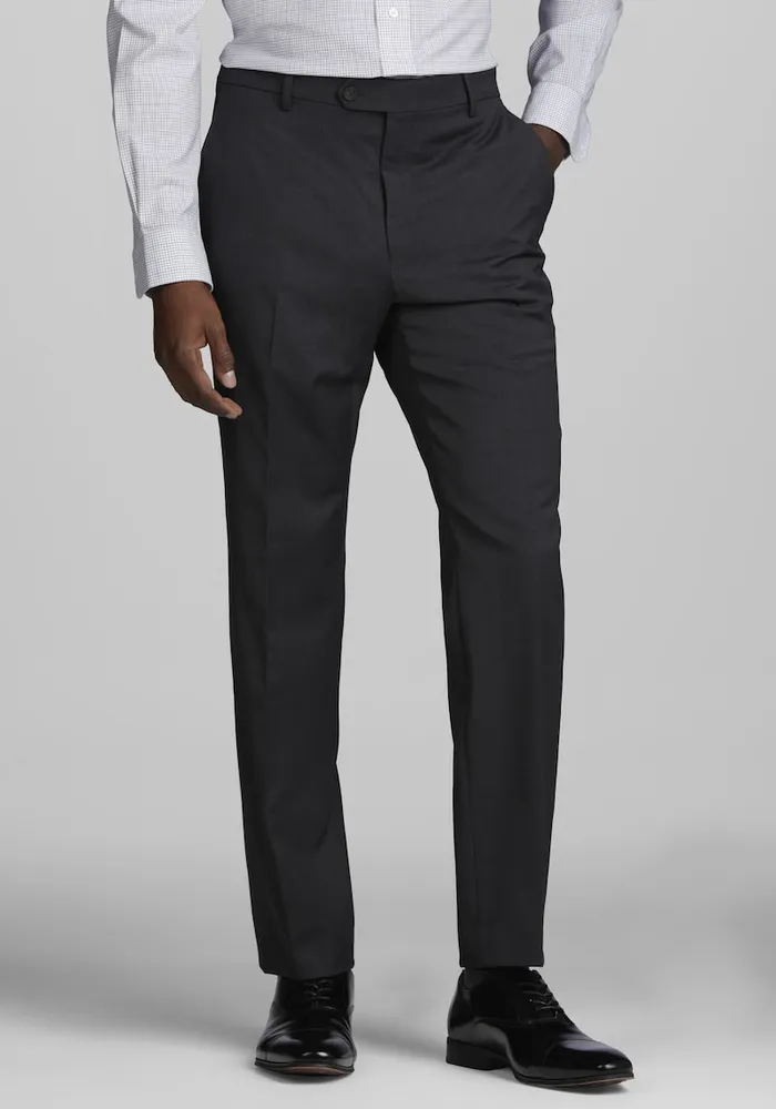 Men's Traveler Collection Slim Fit Suit Pants at Jos. A. Bank, Dark Grey, - Separates