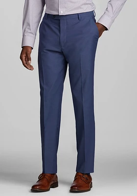 Men's Jos. A. Bank Tailored Fit Suit Separates Solid Pants at Bank, Bright Blue,