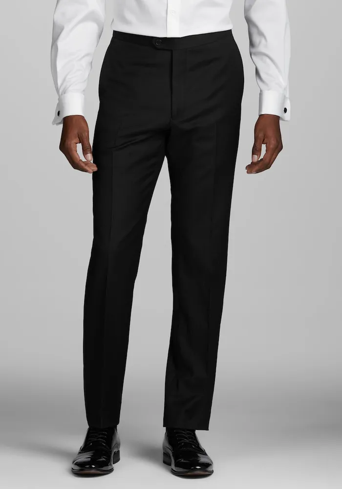 Men's Jos. A. Bank Slim Fit Tuxedo Pants at Bank, Black, - Separates