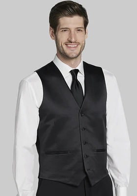 Men's Jos. A. Bank Slim Fit Tuxedo Vest at Bank, Black, - Separates