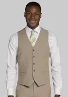 Men's Skinny Fit Suit Vest, Tan, Medium - Suit Separates