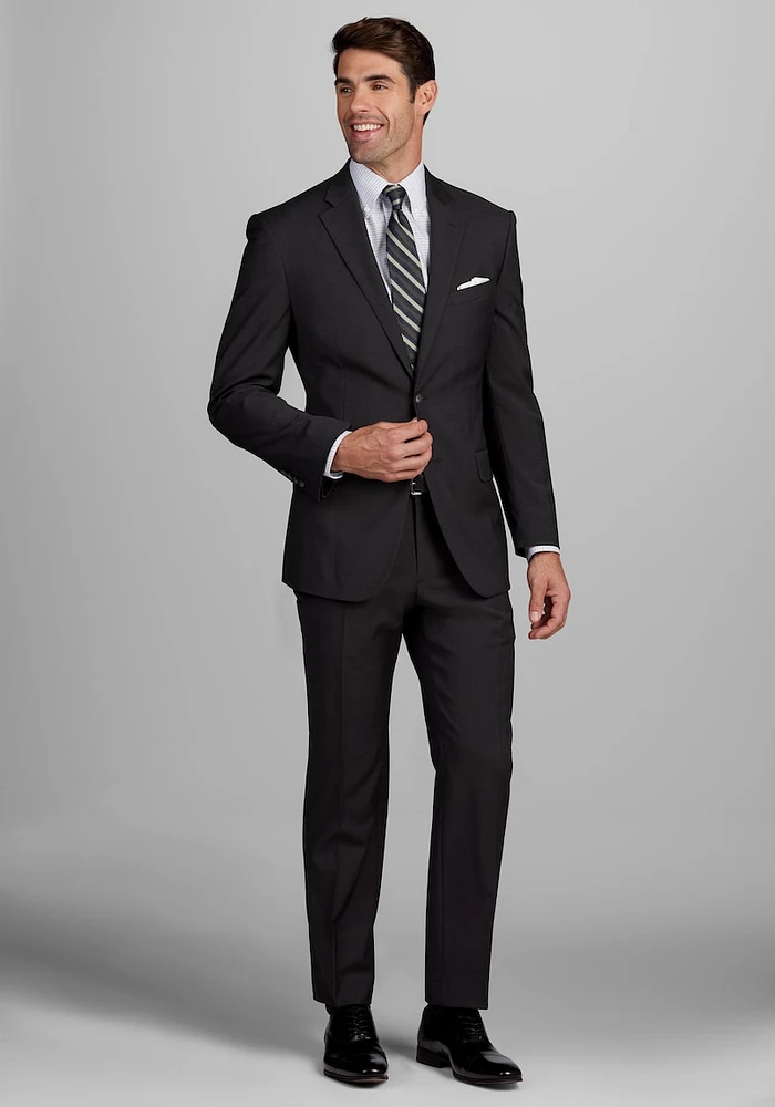 Men's Big & Tall Traveler Collection Tailored Fit Suit Jacket at Jos. A. Bank, Dark Grey, Size: 54 Long - Suit Separates