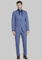 Men's Jos. A. Bank Slim Fit Plaid Suit at Bank, Light Blue,