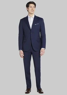JoS. A. Bank Big & Tall Men's Reserve Collection Tailored Fit Stripe Suit , Blue, 52 Regular