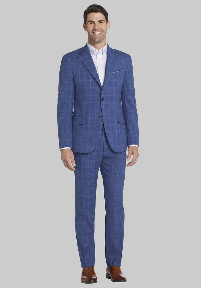 JoS. A. Bank Men's Reserve Collection Tailored Fit Suit, Bright Blue