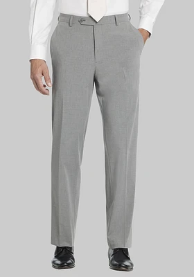 JoS. A. Bank Men's Traditional Fit Suit Pants, Light Grey, 35x32 - Suit Separates