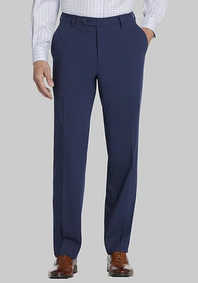 JoS. A. Bank Men's Traditional Fit Suit Pants, Bright Navy, 35x30 - Suit Separates