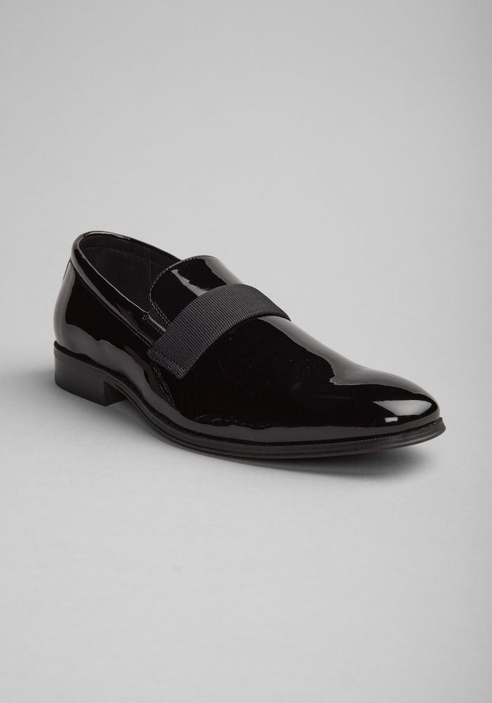 Men's Joseph Abboud Soiree Formal Slip Ons at Jos. A. Bank, Black, D Width - Shoes