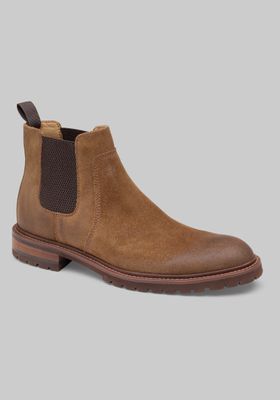 Johnston & Murphy Men's Barrett Chelsea Boots at Jos. A. Bank, Tan, Size 10 D Width - Shoes