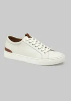 Johnston & Murphy Men's Banks Lace-To-Toe Sneakers, White, 11 D Width