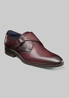 Stacy Adams Men's Karcher Plain Toe Monk Straps at Jos. A. Bank, Burgundy, Size 12 Wide - Shoes